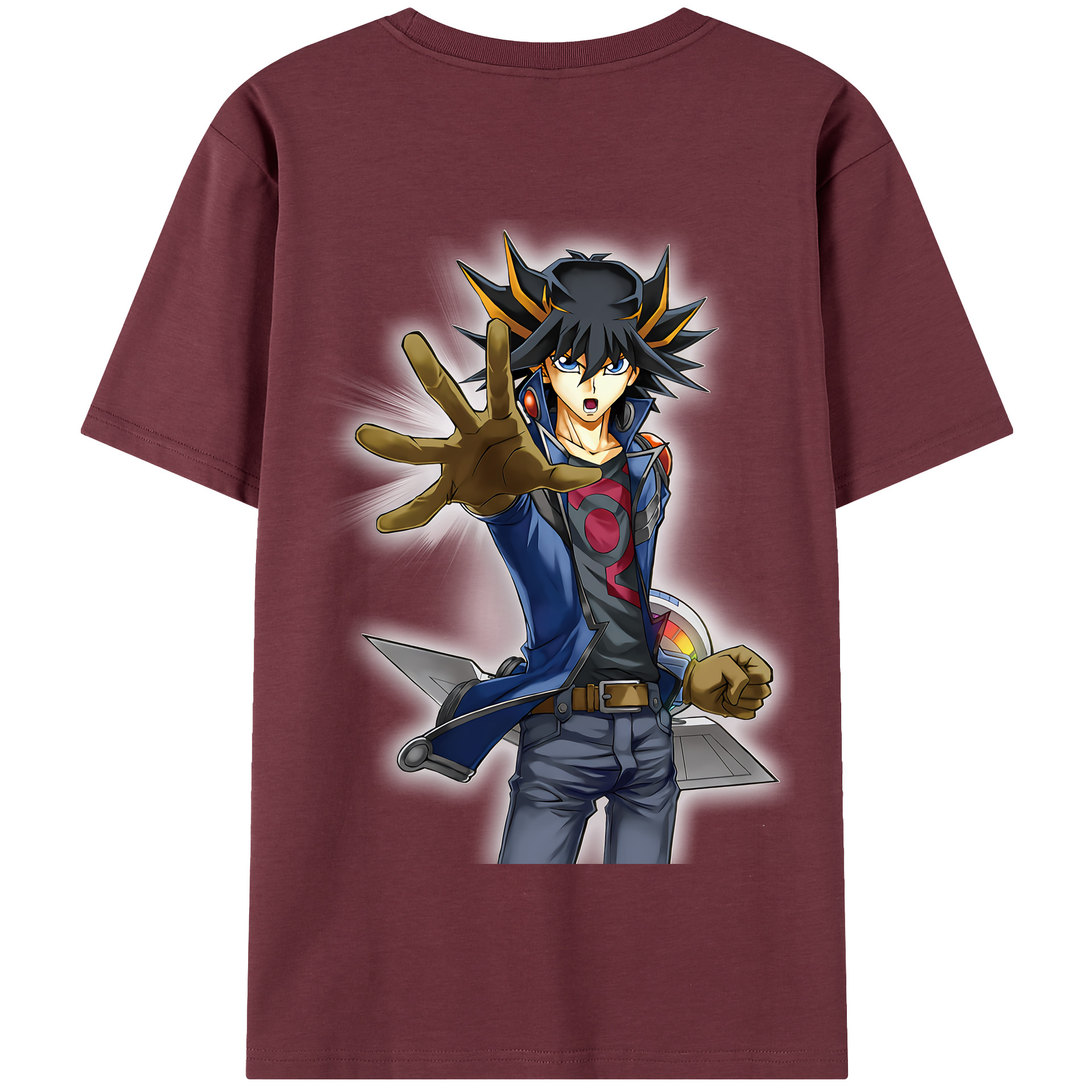 （画像用） 遊☆戯☆王 Yu-Gi-Oh! 綿100％半袖Tシャツ（背面プリント）